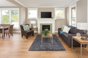 engineered wood living room